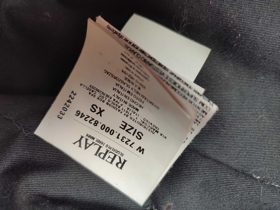 Replay kurtka skórzana premium prawdziwa owcza skóra xs