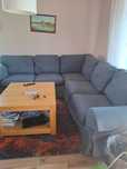 Pokrowiec narożny Ertorp kolor szary Ikea