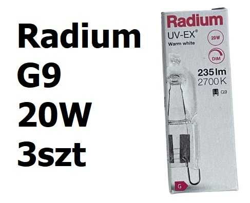 Żarówka Radium biała ciepła G9 20W 230V Made in Germany 3szt