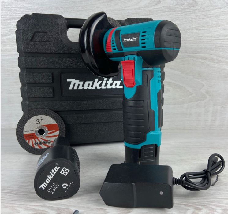 Аккумуляторная мини болгарка Makita GA12V