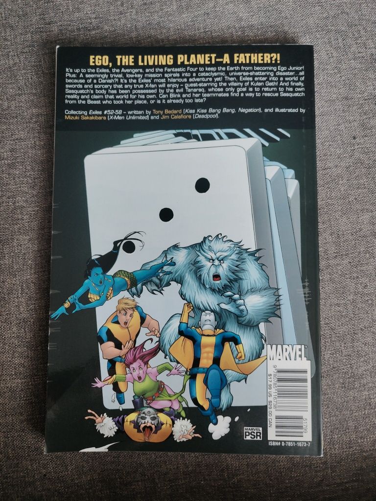 Komiks po angielsku Marvel Exiles Bump in the night