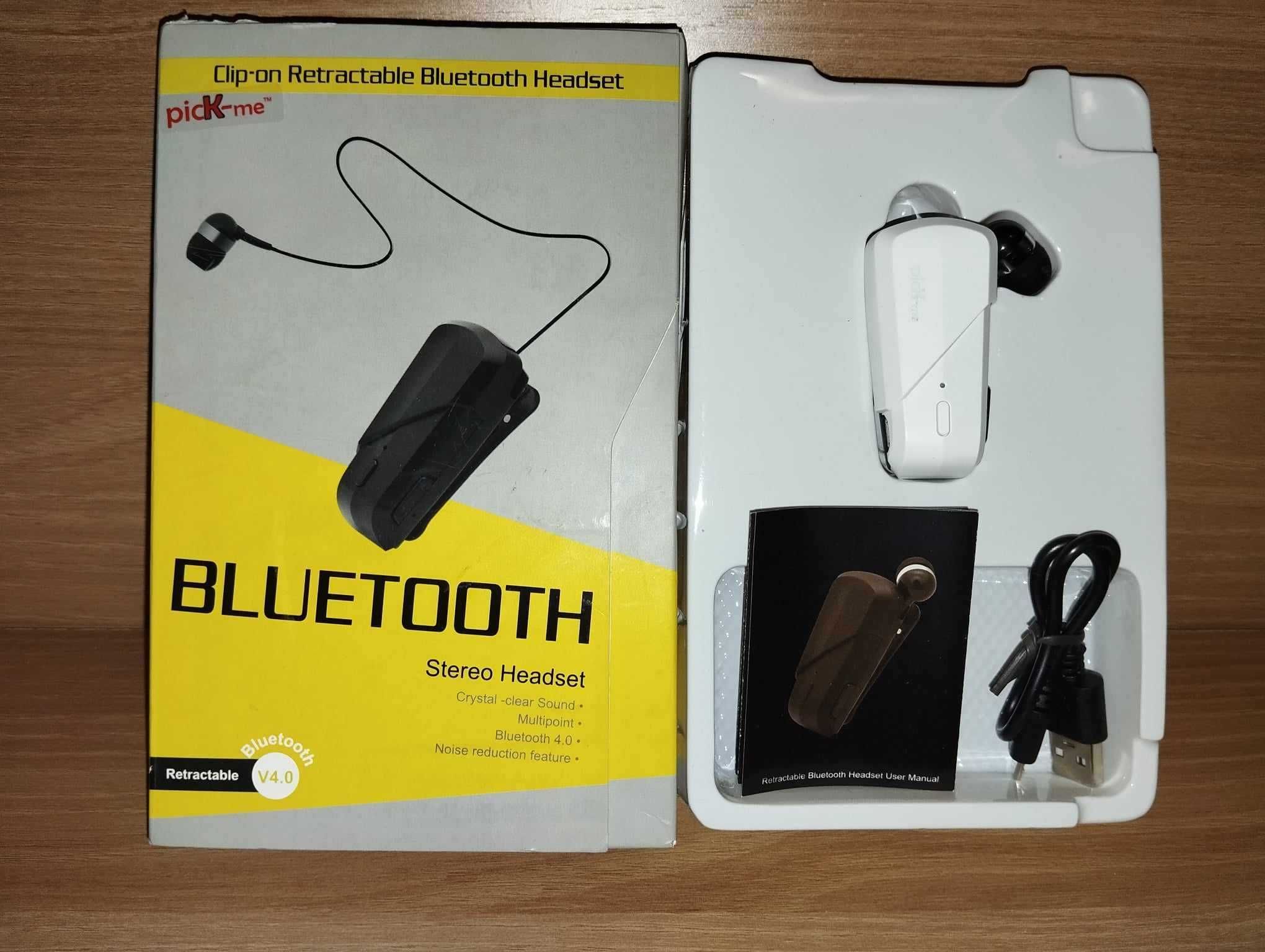 Headset - Słuchawka Bezprzewodowa - Biała