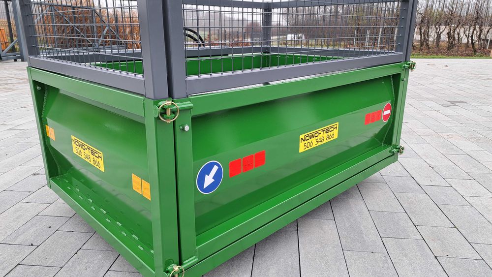 skrzynia transportowa na tył ciągnika tylny TUZ kiper hydrauliczny