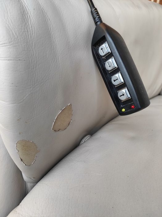 Fotel skórzany na pilota