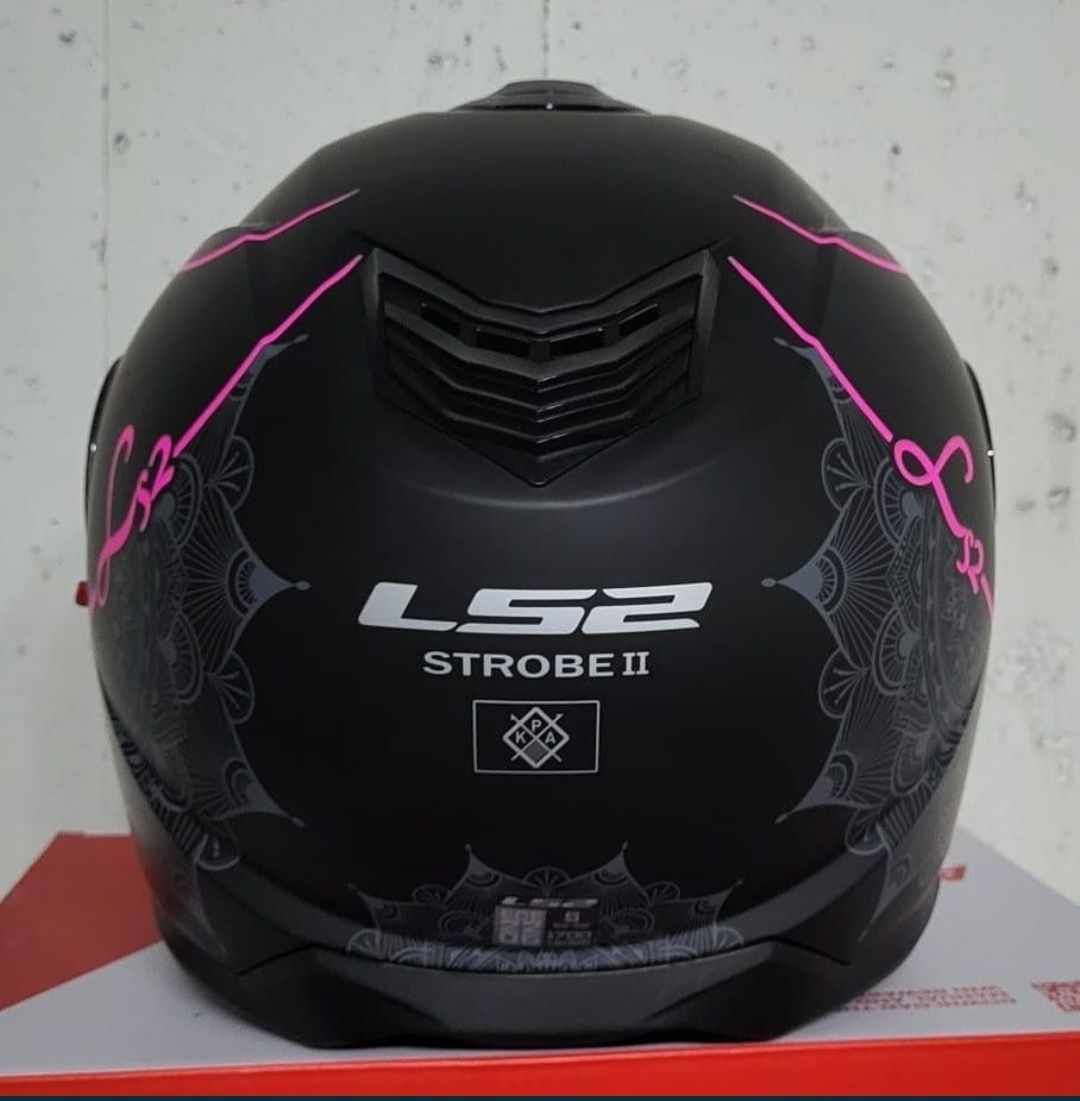 Capacete LS2 FF908 Strobe II Lux Black / Pink Matt ( NOVOS )