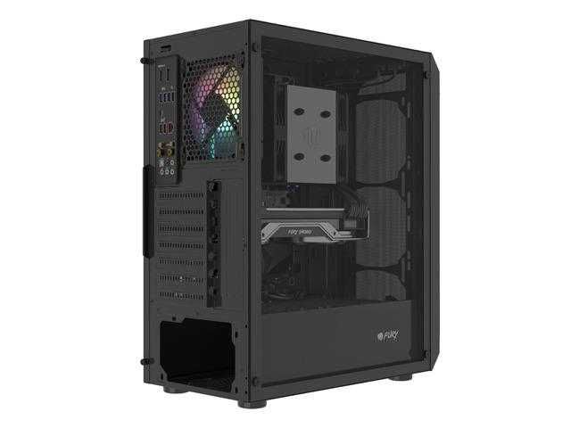 Obudowa Fury SHOBO SH4 RGB ATX Midi Tower z oknem czarna