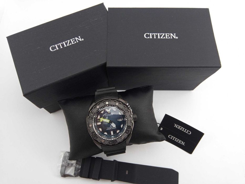 Титановые японские 200м дайверские часы Citizen NB6005-05L, Механика