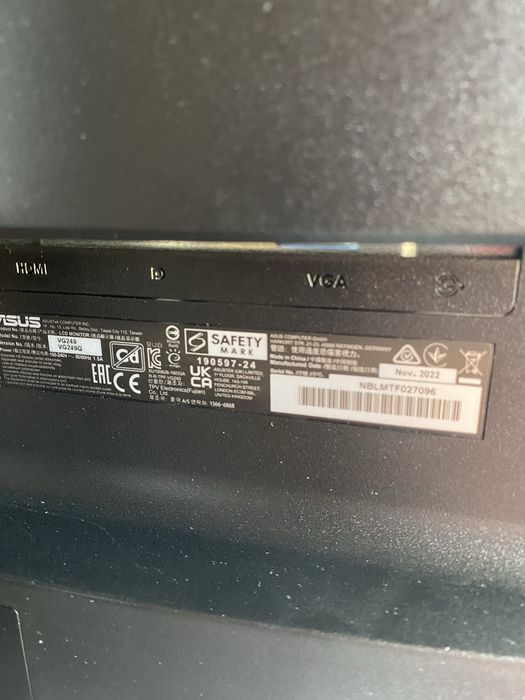 Продам игровой монитор Asus