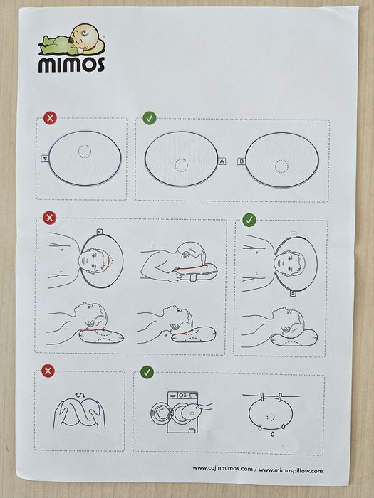 Korygująca poduszka ortopedyczna dla niemowląt; Mimos P
Marka: Mimos