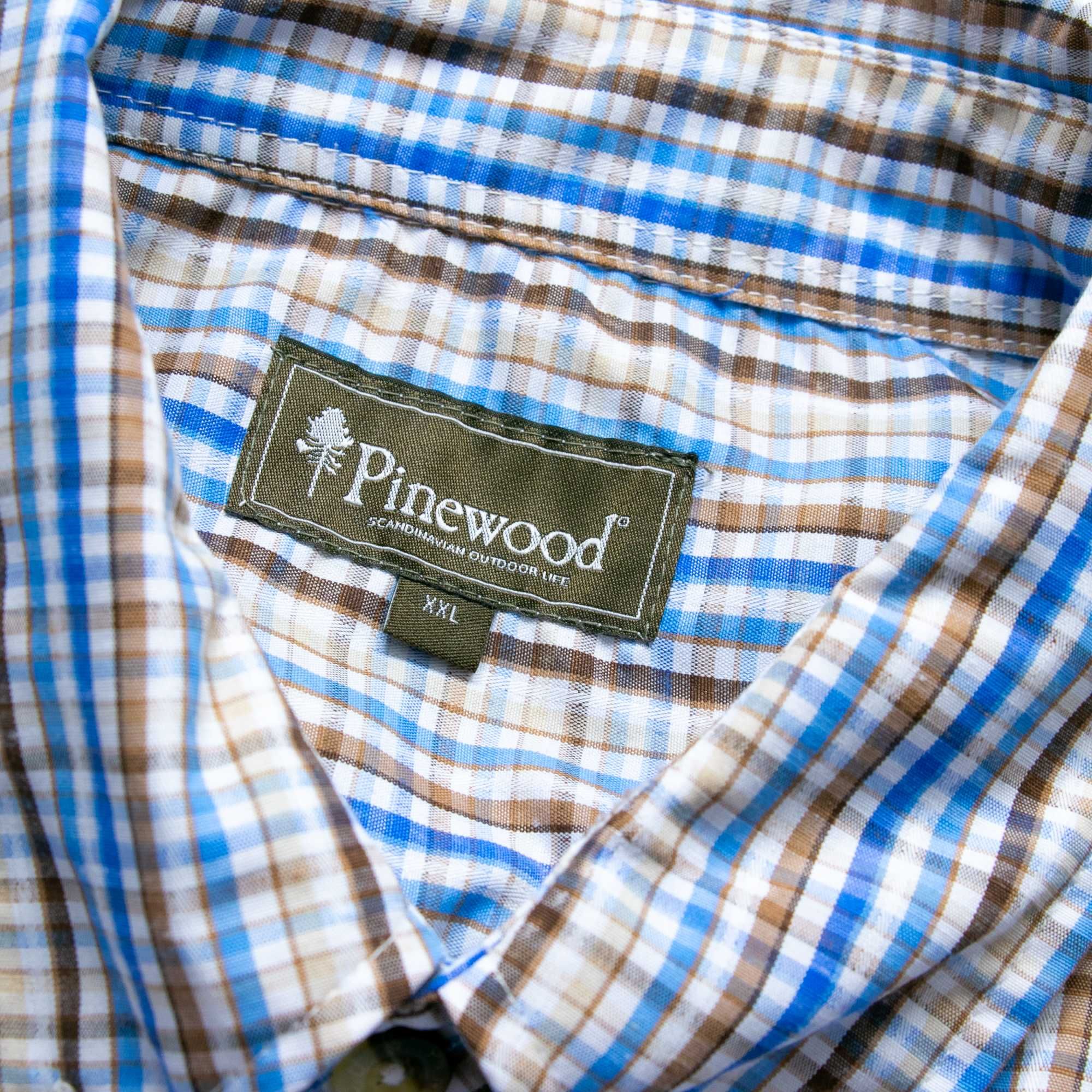 Pinewood koszula trekkingowa w kratę XXL