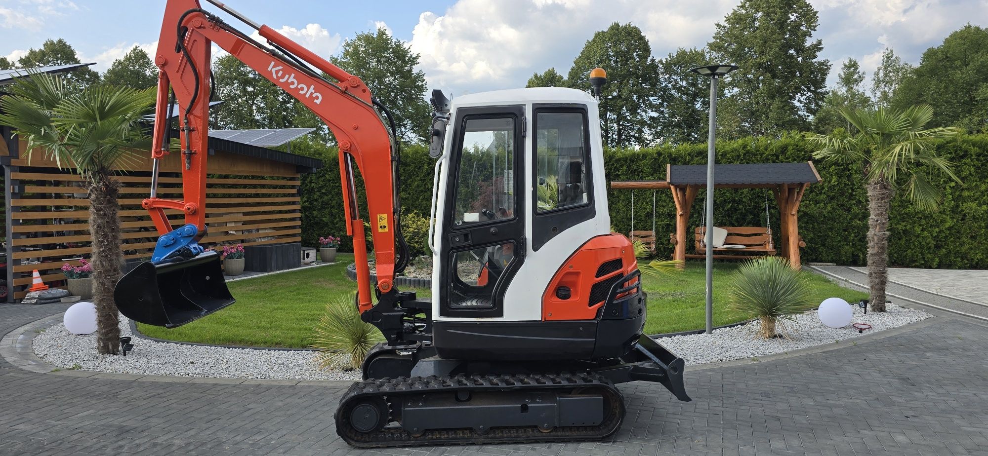 Minikoparka kubota 3.2 Niemcy! Mocna Maszyna Long Ramie
