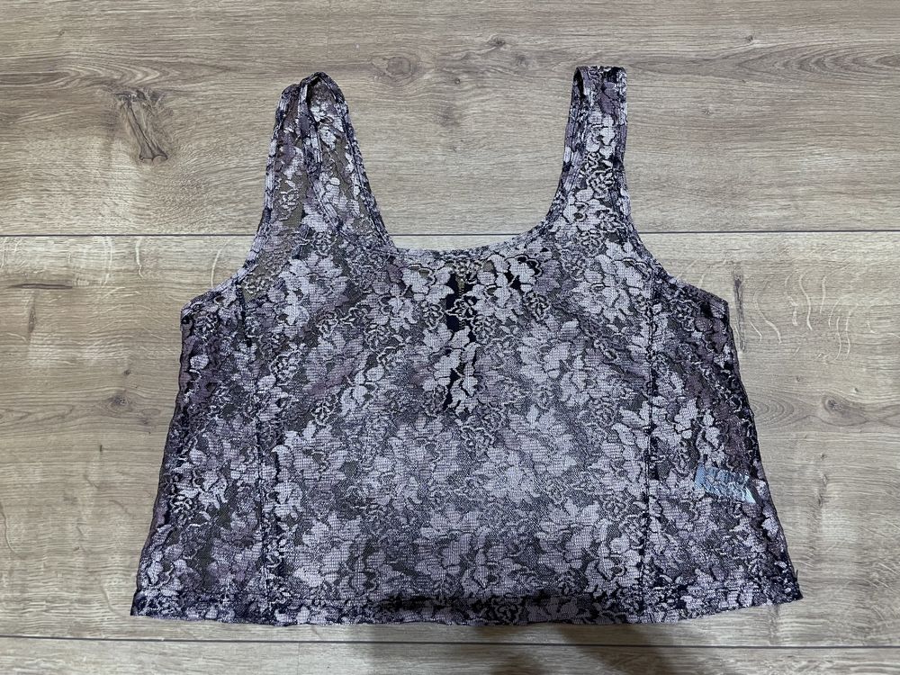 L 40 Topshop top bluzka ramiączka koronka