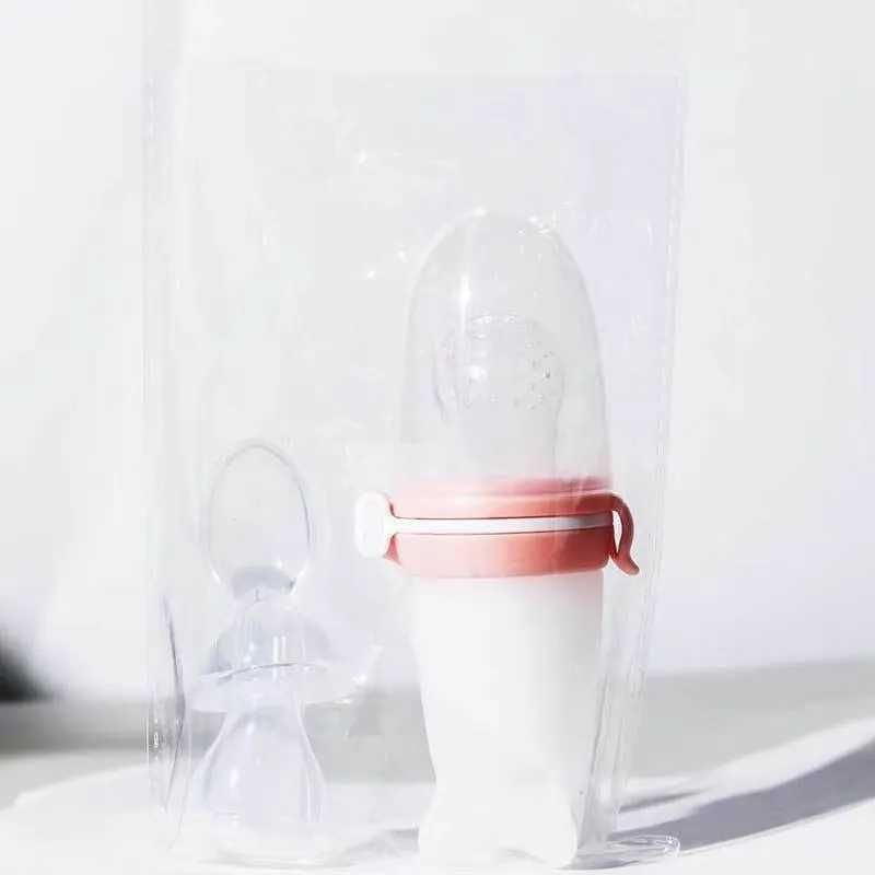 Набір для немовлят. Силіконова пляшечка з насадками.
