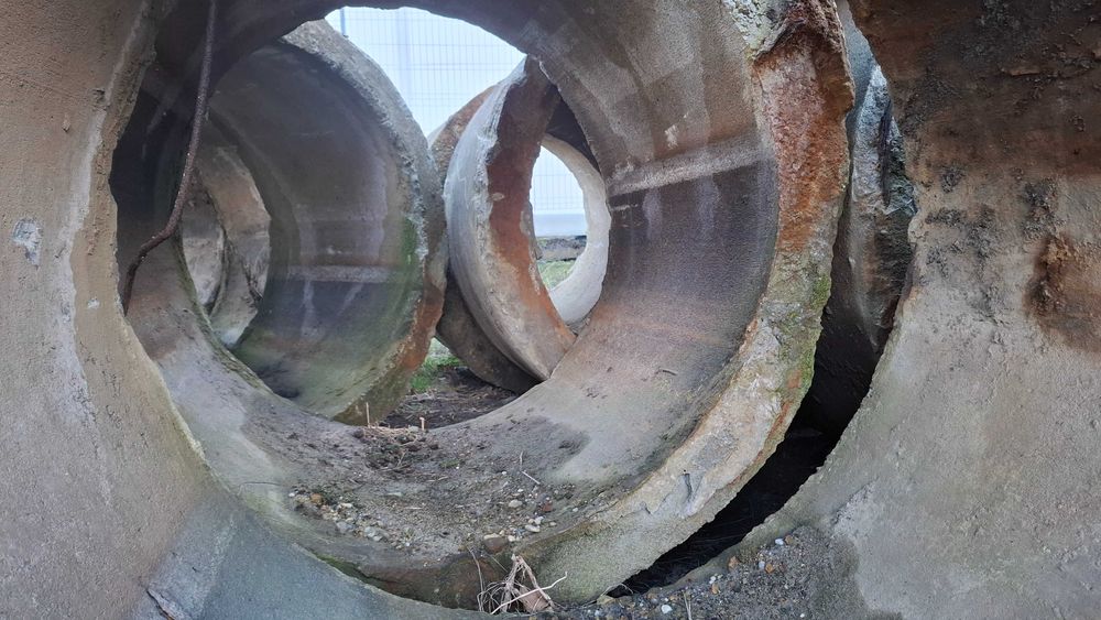 Kręgi betonowe, przepust