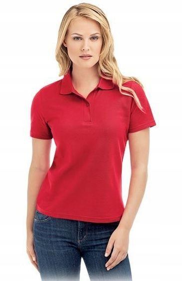 Koszulka Polo Damska Polówka Bawełniana Jhk Popl-200 Biała Wh R. Xl