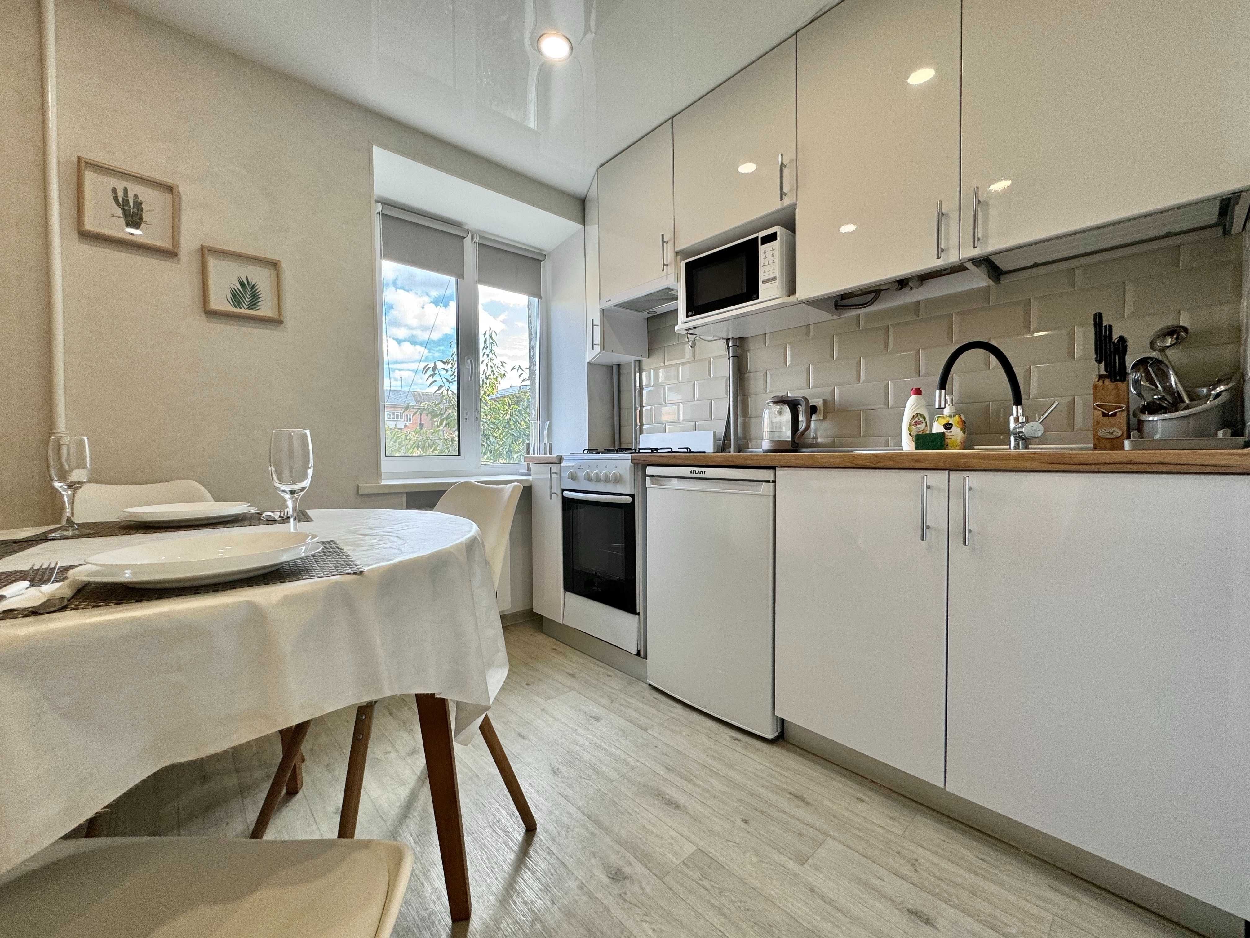 ApartPoltava Світлі апартаменти в Скандинавському стилі ЦЕНТР.БАНК.ЧЕК