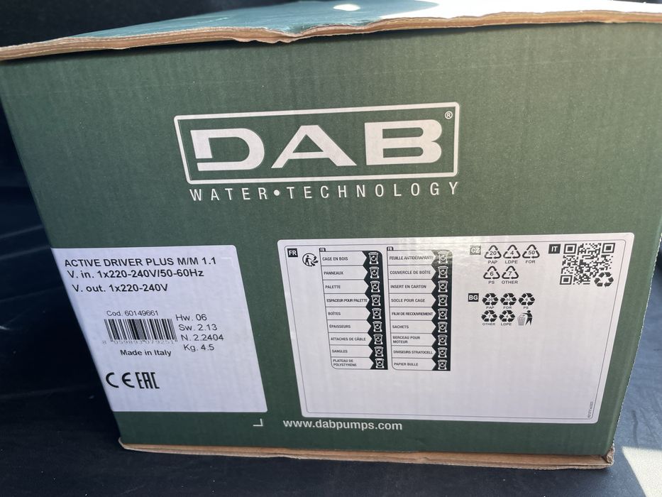 Преобразователь частоты DAB ACTIVE DRIVER PLUS M/M 1.1