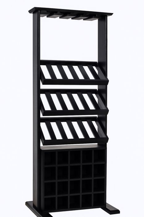 Винна стійка з натурального дерева/ барна шафа ручної роботи