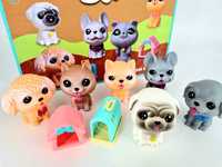 Pieski figurki Psy z akcesoriami nowe zabawki dla dzieci