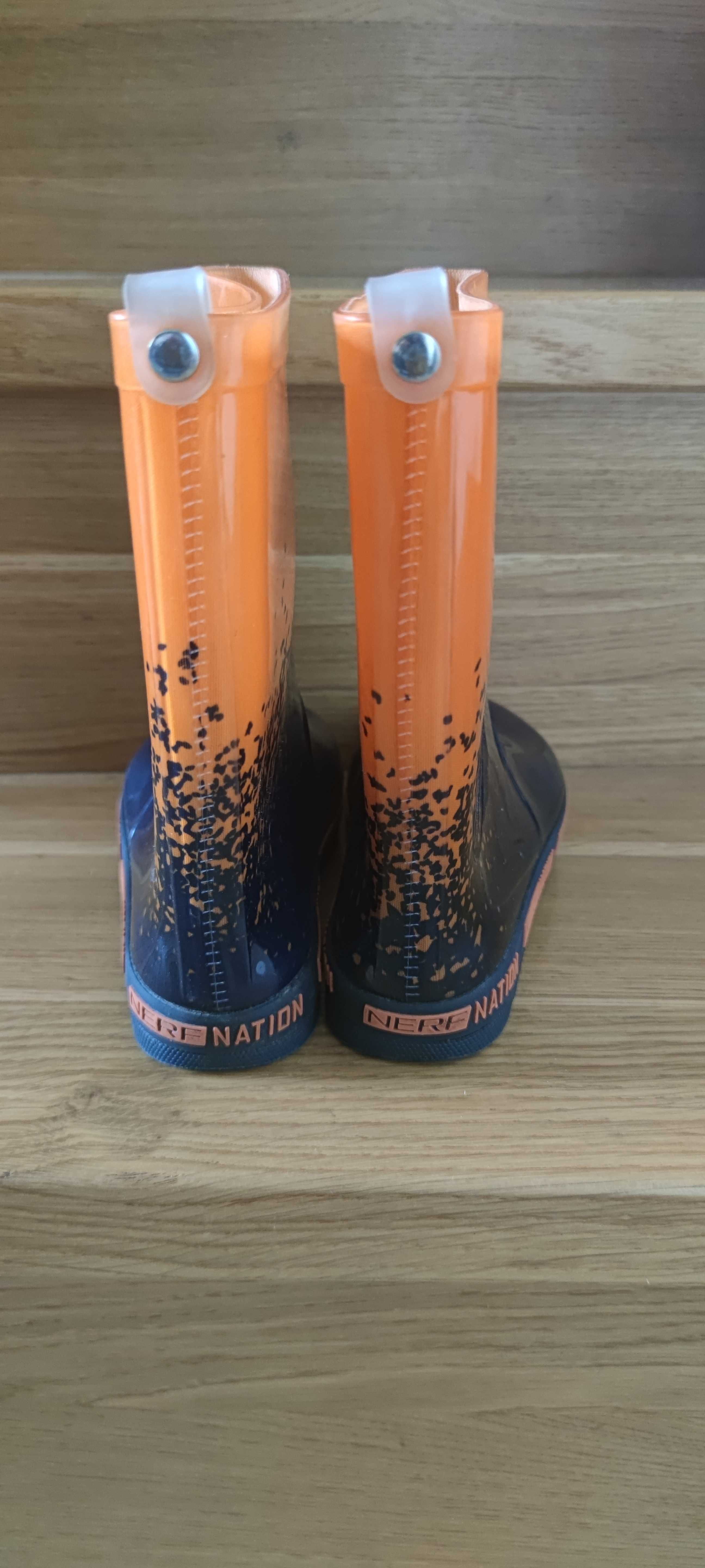 Jak nowe Nerf 33 kalosze buty gumowe dla chłopca gumowce