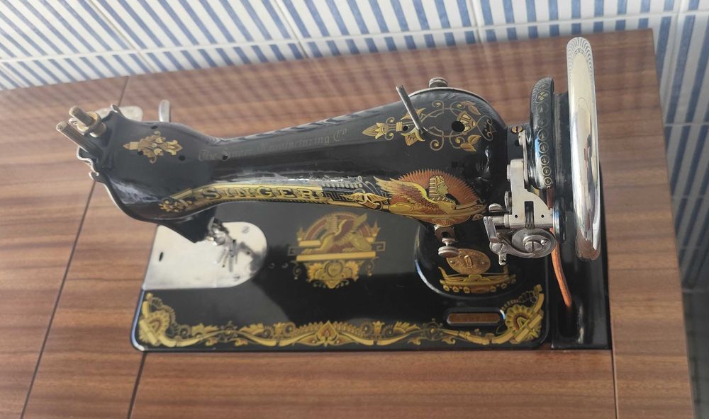 Maquina costura singer vintage de 1926 em excente estado