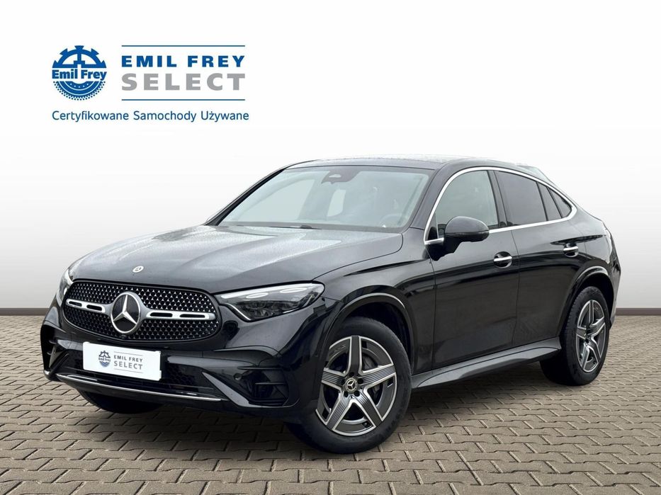 Mercedes-Benz GLC 220d Coupe, AMG Line, 4 Matic, Dach Panoramiczny, Hak, ILS, FV 23%