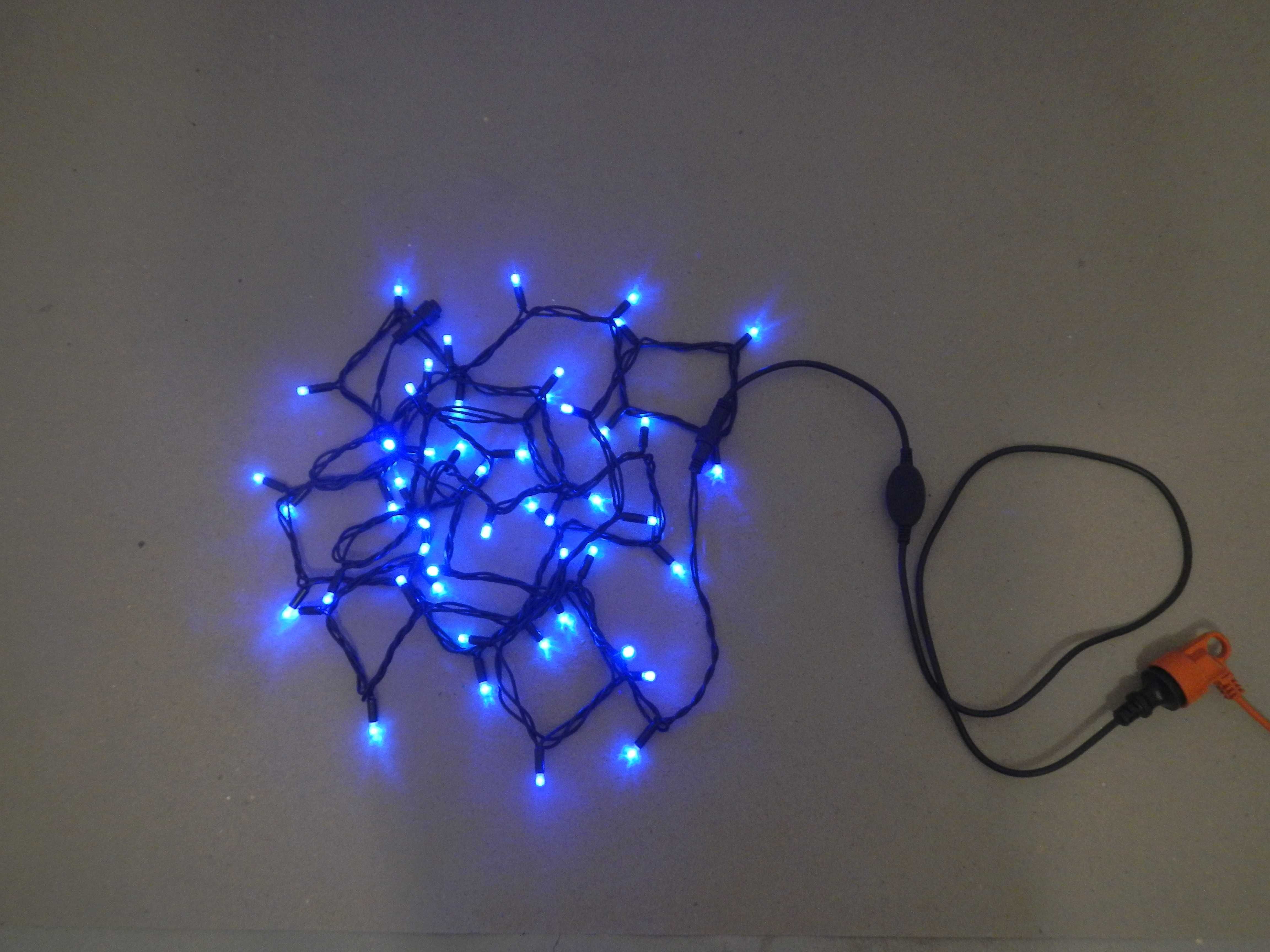 Girlanda świetlna LED zewnętrzna 2x50 diod komplet 2szt.