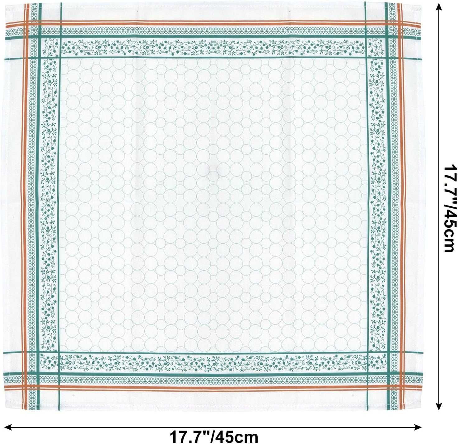 SERWETKI 4szt 45x45cm obiadowe BAWEŁNA Arquiel Cloth NOWE s056