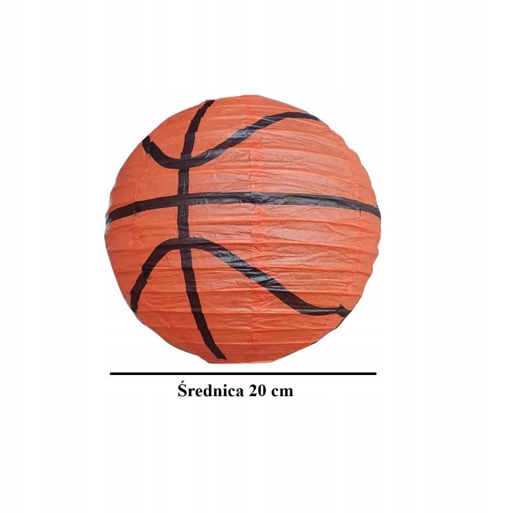 Oro Party Lampion Kula Abażur Okrągły Papierowy Piłka 20 cm