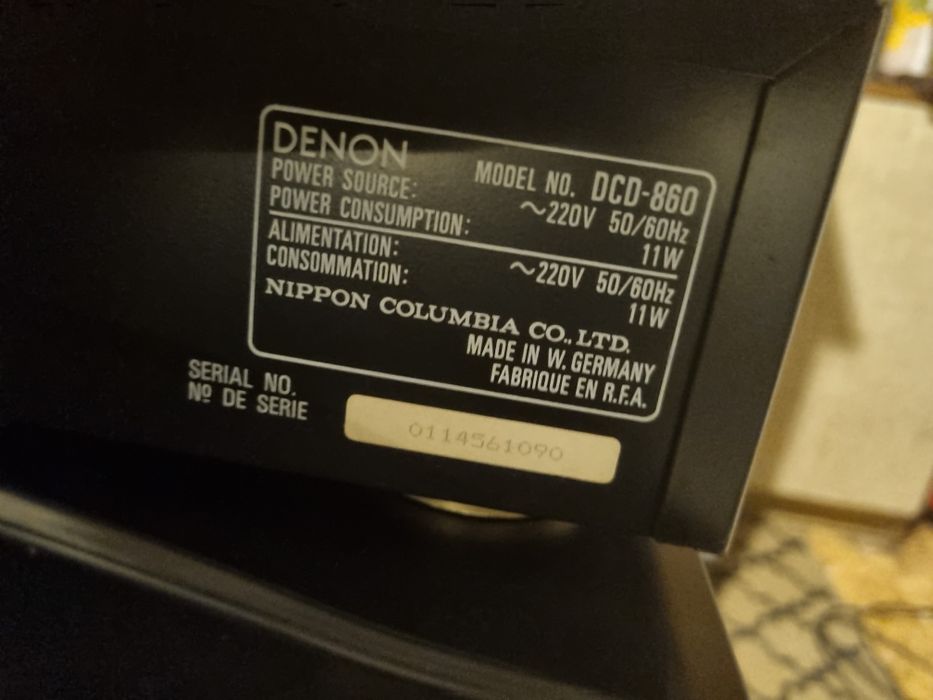 Denon pma860 i dcd860
