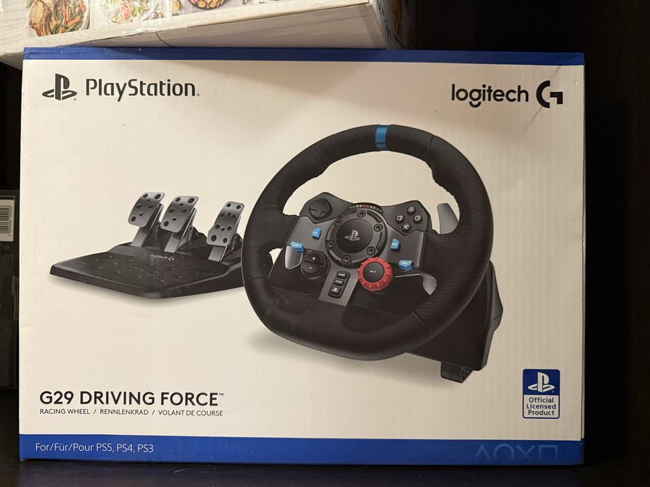 Кермо Logitech G29 Driving Force PC/PS3/PS4/PS5 (Black)