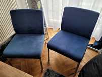 Fotel niebieski loft