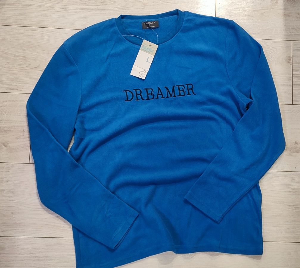 Флісова чоловіча піжама Primark L Блакитний