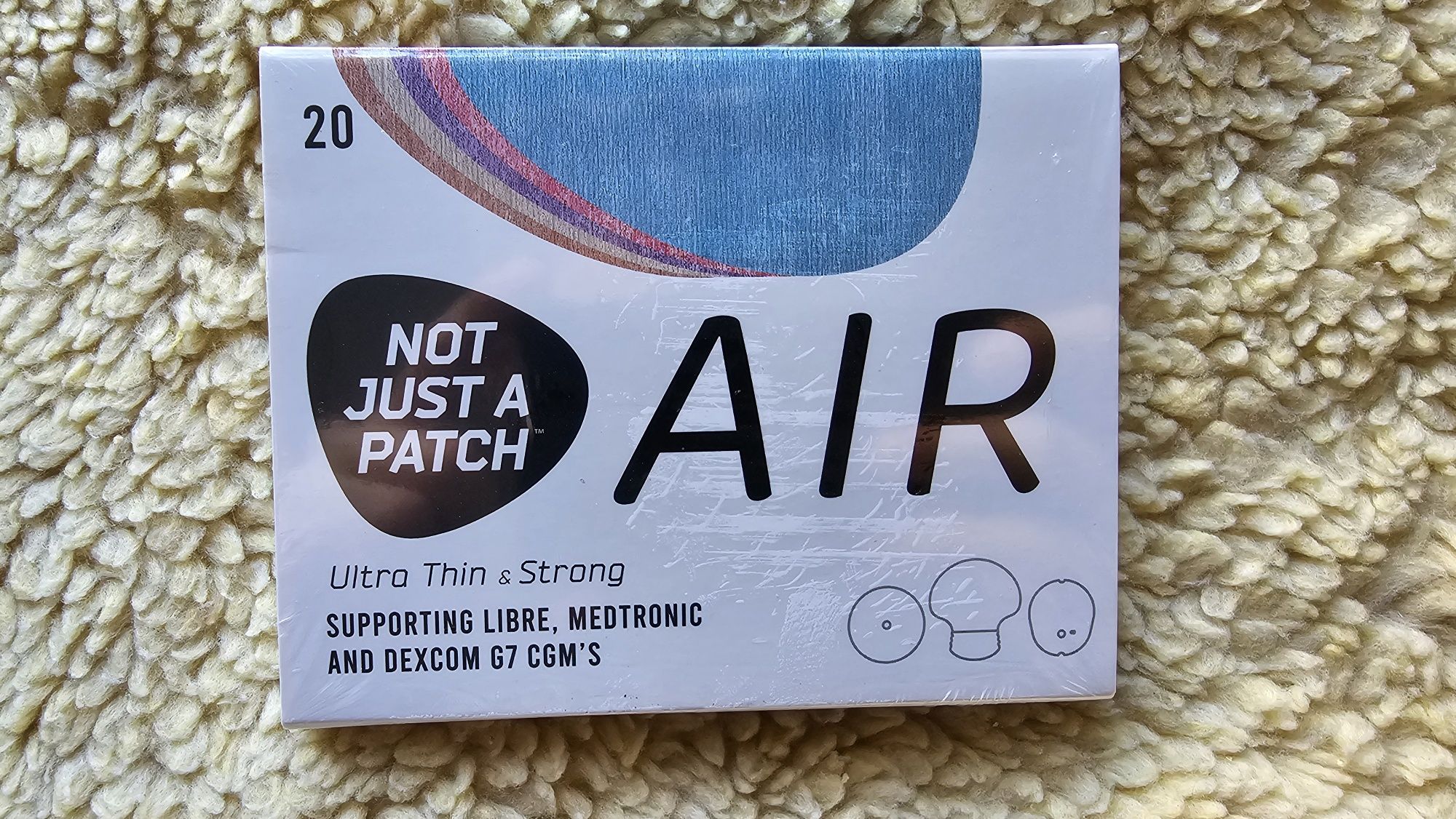 Пластир NOTJUSTAPATCH Air для Libre 2/Medtronic/Dexcom