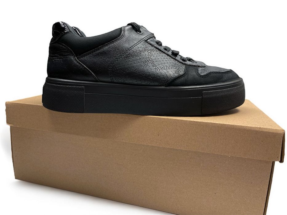 Жіночі кросівки кеди чорні міда mida кожа женские кеды кроссовки шкіра