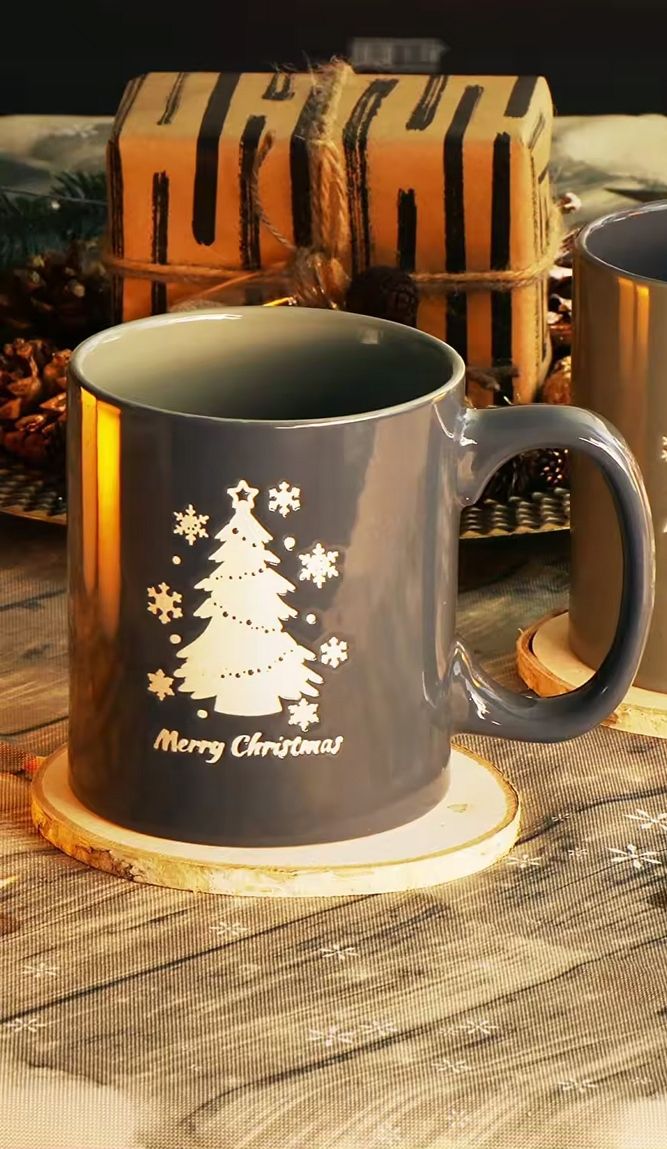 Siaki Collection Świąteczny Kubek Merry Christmas do kawy 620 ml