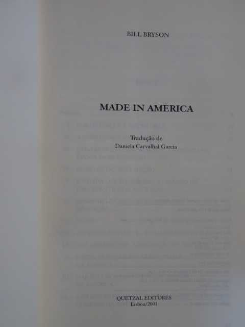 Made in America de Bill Bryson