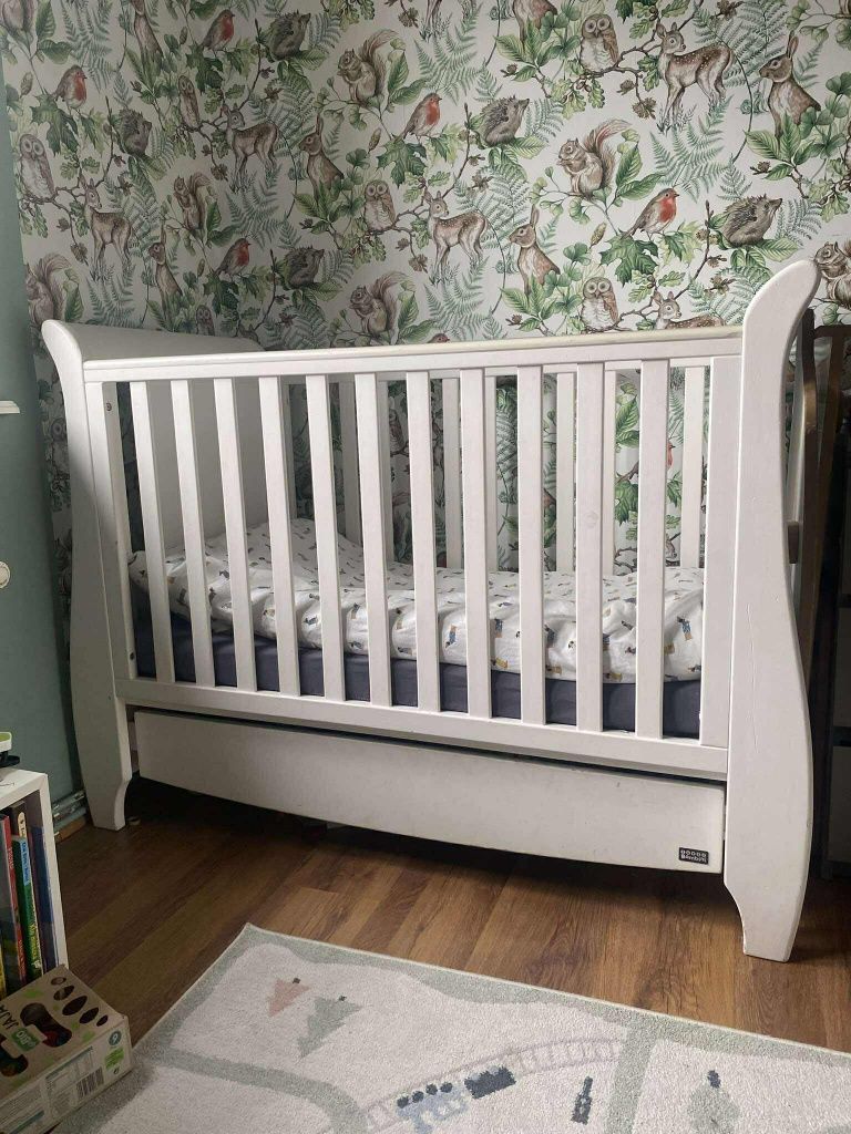 "Łóżeczko Tutti Bambini Lucas 3w1 Białe + Szuflada