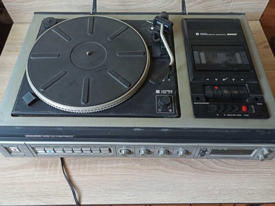 Электрофон Вега-119 касети і проигрыватель винила БЕЗКОШТОВНА олхдост