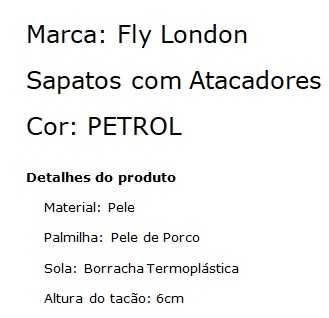 Sapatos Fly London - Usados uma única vez