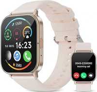 EBUYFIRE Smartwatch damski z funkcją telefonu w pełni dotykowy zegarek