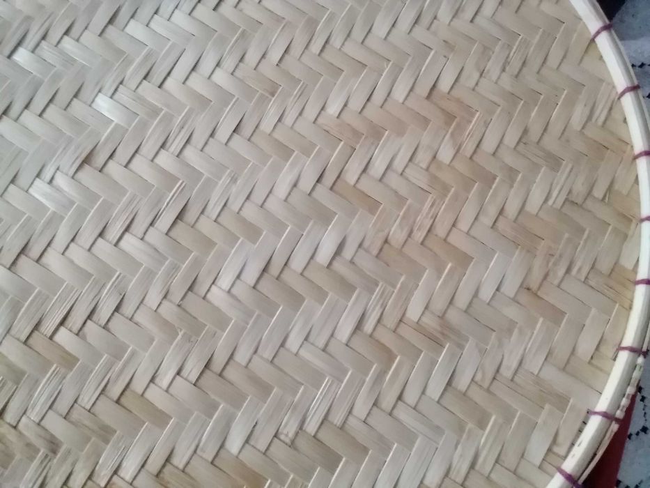 Podkładka - taca bambusowa, okrągła