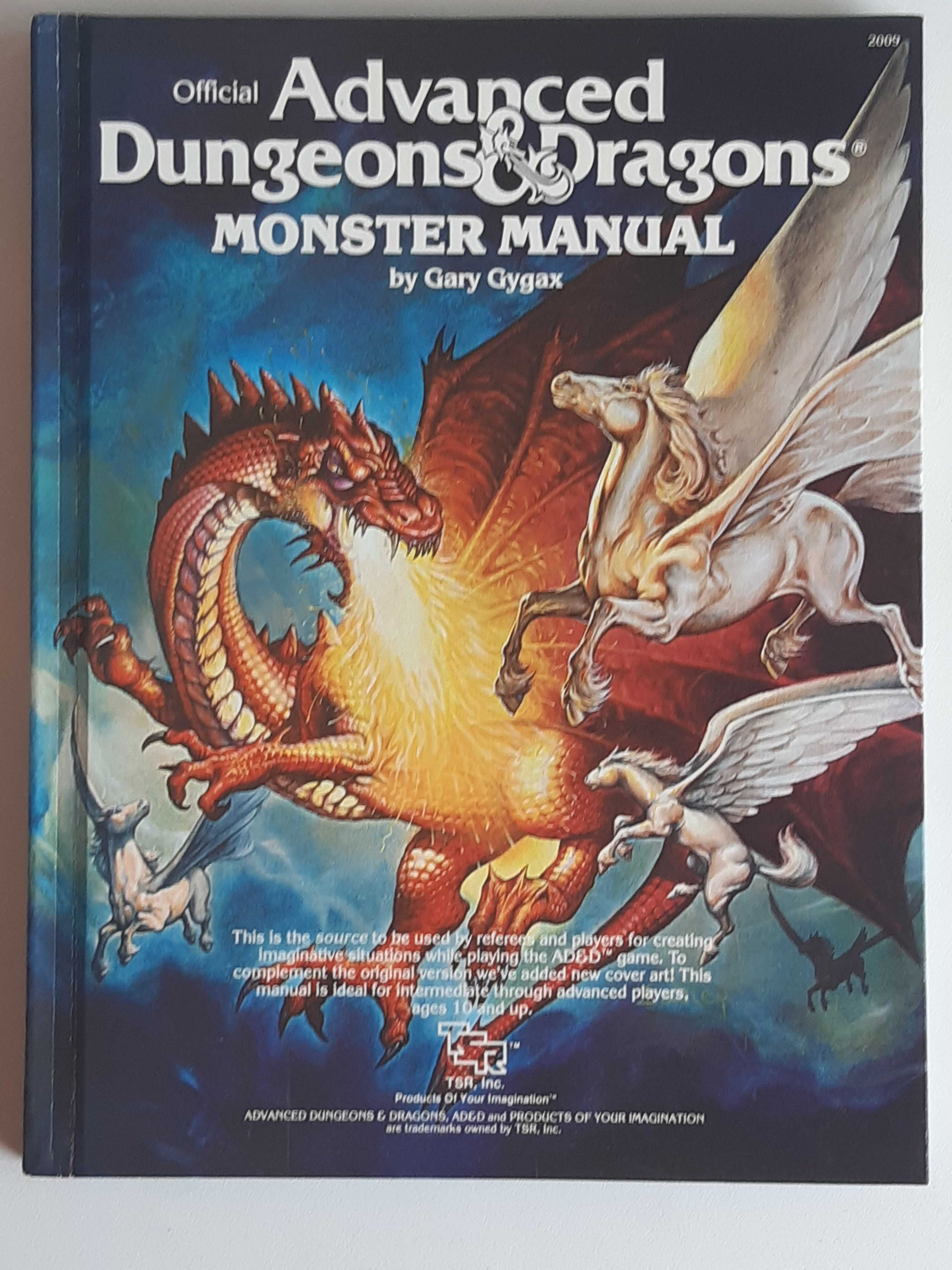 Official Advanced Dungeons& Dragons Monster Manual (1979 4th Edition)