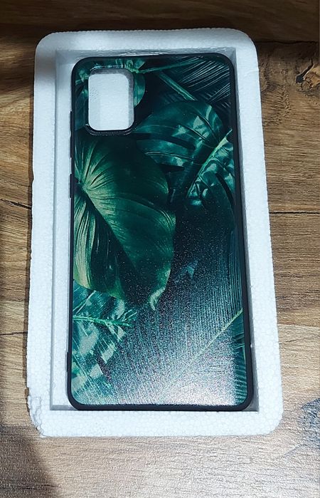 Etui futerał case ochrona telefonu Samsung a71 wzór liście dżungla