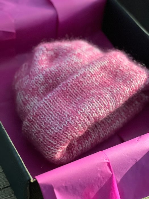 Czapka podwójna/dwustronna z moherem