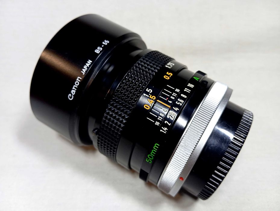 Canon FD 50mm 1:1.4 S.S.C. полный комплект