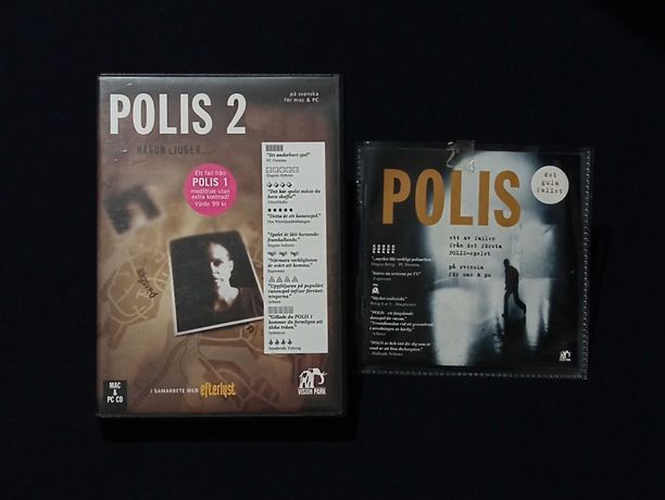 BOX Polis 2 2000 Polis 1 1998 gry PC