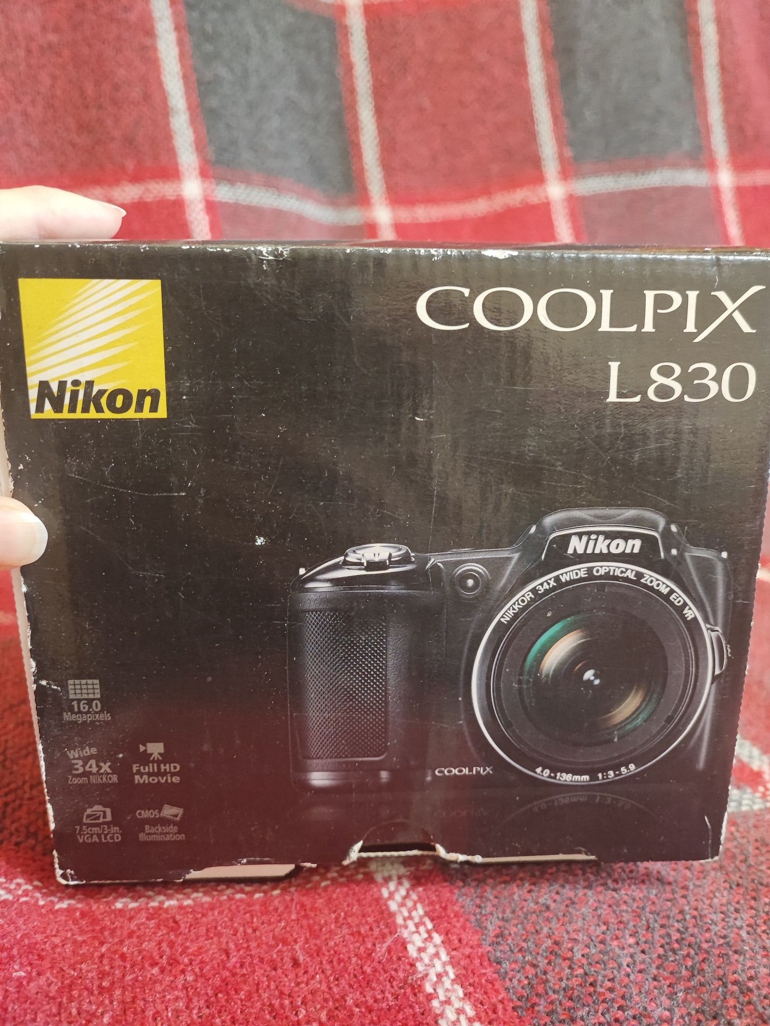 Фотоапарат цифровий зумовий Nikon coolpix L830