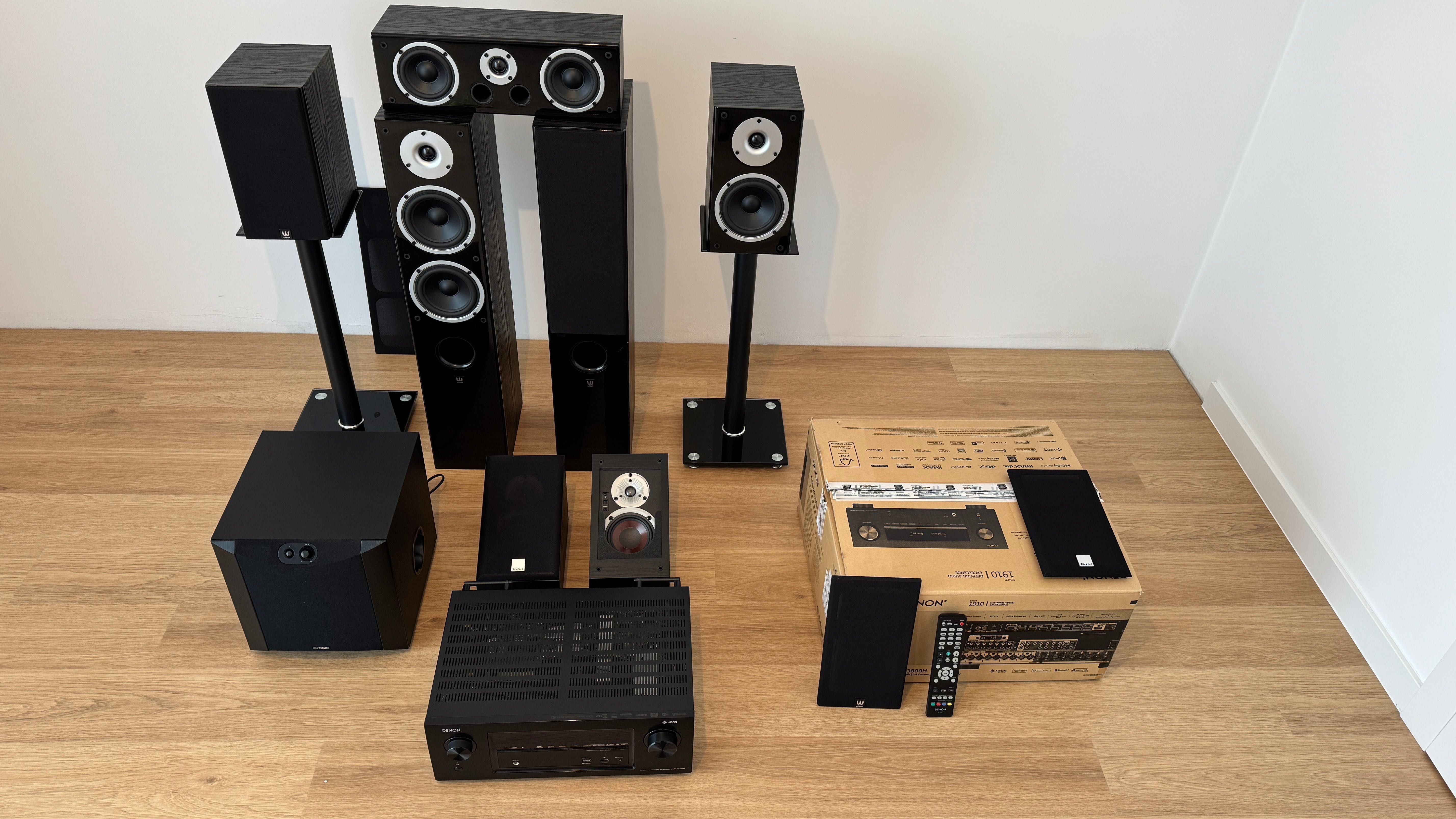 Kino domowe DENON 7.1  AVR-X2400H Idealny stan ATMOS