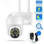 Câmara Exterior ‼️ FullHD ‼️ 5MP ‼️ Zoom Digital 5x ‼️ Visão Noturna